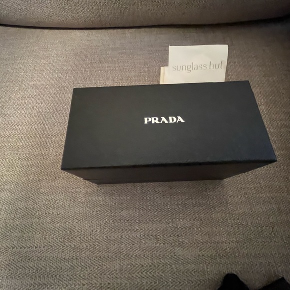 Authentic Prada Tortoise Aviator ski shield sunglasses gently used main image 12
